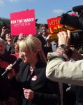 Jeremy Corbyn comes to Salford Precinct
